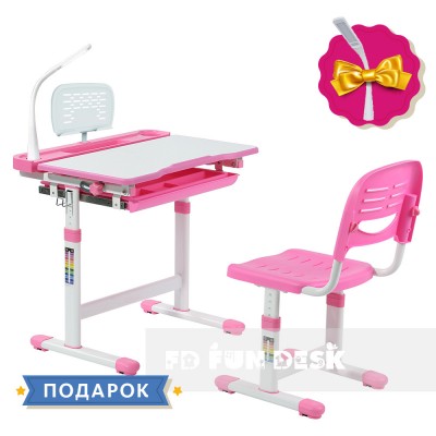 Детская парта со стульчиком FunDesk Cantare Pink