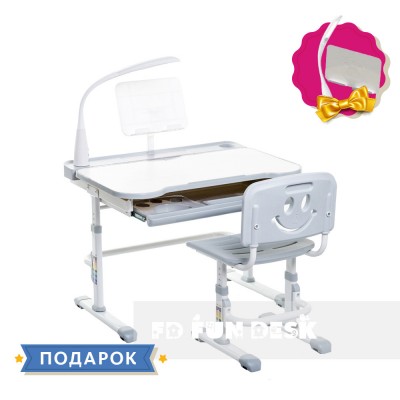 Детская парта со стульчиком FunDesk Bellissima Grey