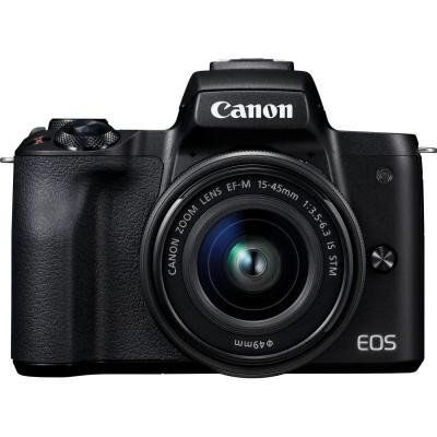 Беззеркальный фотоаппарат Canon EOS M50 kit (15-45mm) IS STM Black (2680C060)