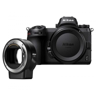 Беззеркальный фотоаппарат Nikon Z6 Body + FTZ Mount Adapter (VOA020K002)