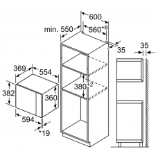 Микроволновая печь Bosch BFL554MB0
