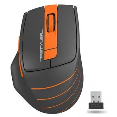 Мышь A4Tech Fstyler FG30S серый/оранжевый оптическая (2000dpi) silent беспроводная USB (6but) FG30S