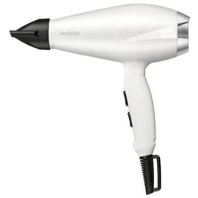 Фен Babyliss 6704WE белый/серебристый