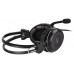Наушники с микрофоном A4Tech HU-30 черный 2м накладные USB