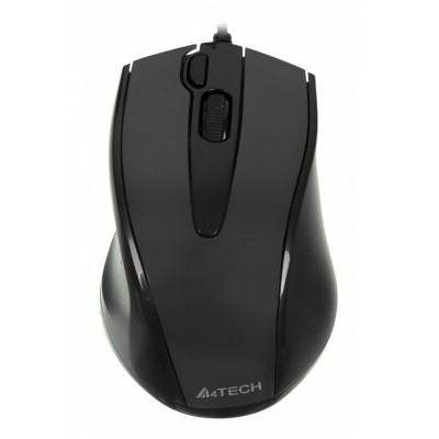 Мышь A4Tech V-Track Padless N-500F черный оптическая (1200dpi) USB (4but)
