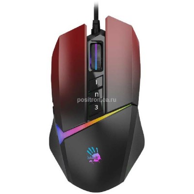 Мышь A4Tech Bloody W60 Max (Gradient Red) красный оптическая (10000dpi) USB (10but) W60 MAX